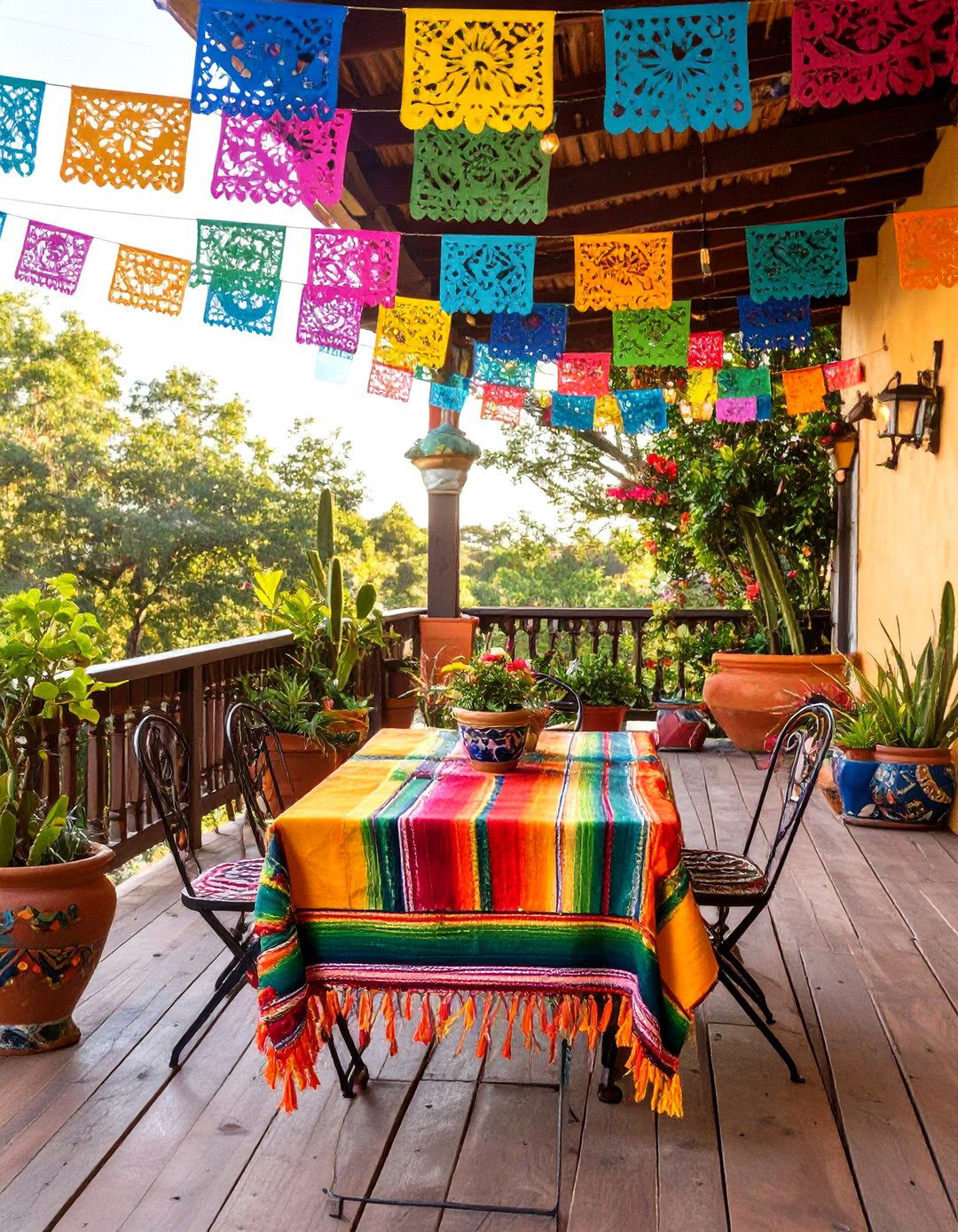 The Colorful Fiesta Deck - 30 deck decor ideas