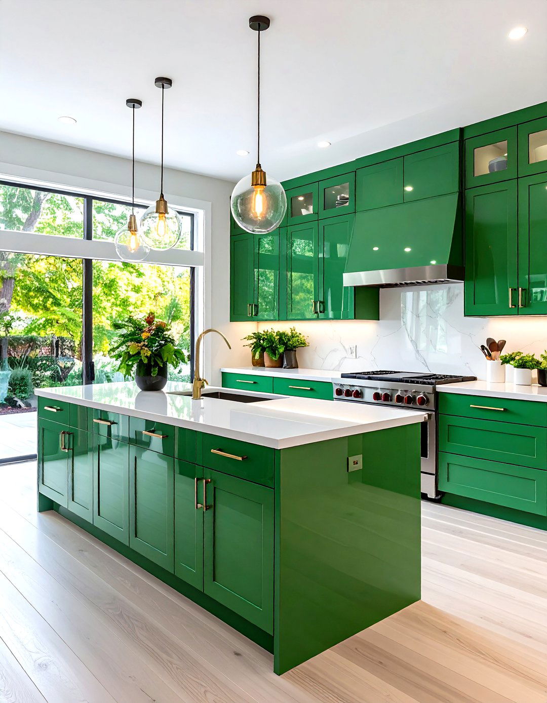 The Colorful Lacquered Kitchen - 30 italian kitchen design ideas