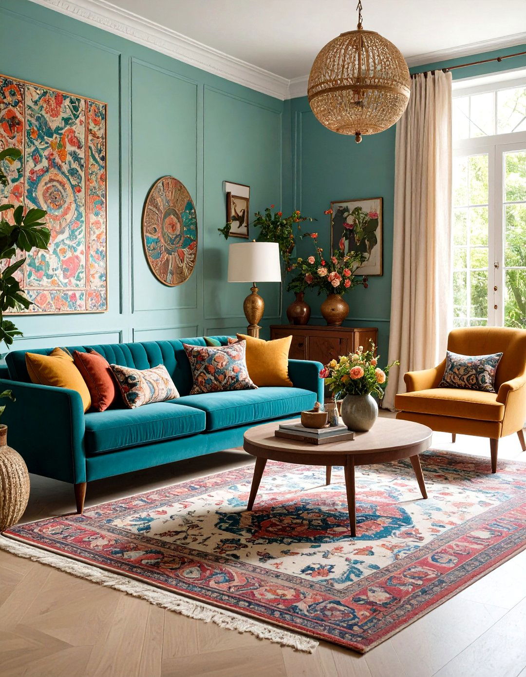 The Colorful Maximalist Living Room - 30 decor ideas for living room