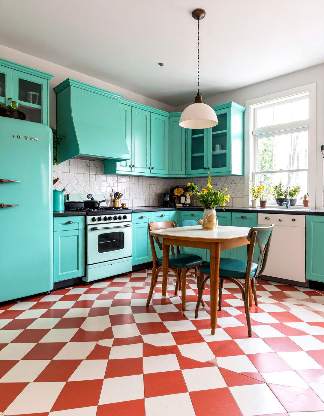 The Colorful Retro Kitchen - 30 kitchen design gallery ideas