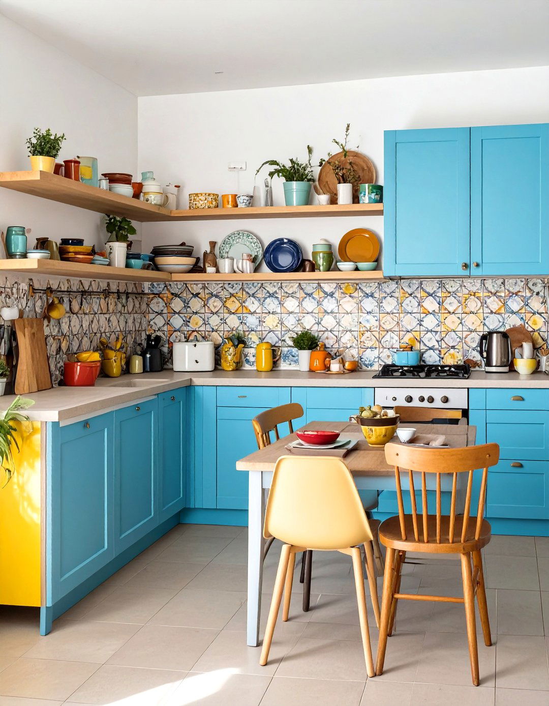The Colorful and Eclectic Kitchen - 30 modern kitchen decor ideas