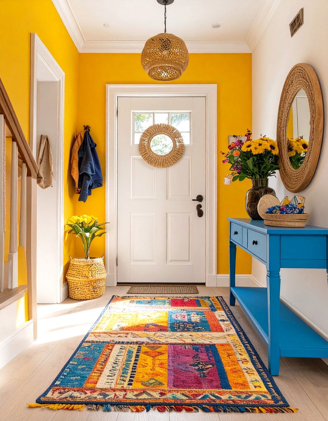 The Colorful and Vibrant Entryway - 30 home entryway ideas