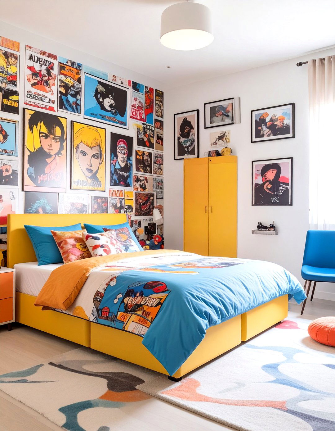 The Comic Book Pop Art Bedroom - 30 boys gaming bedroom ideas