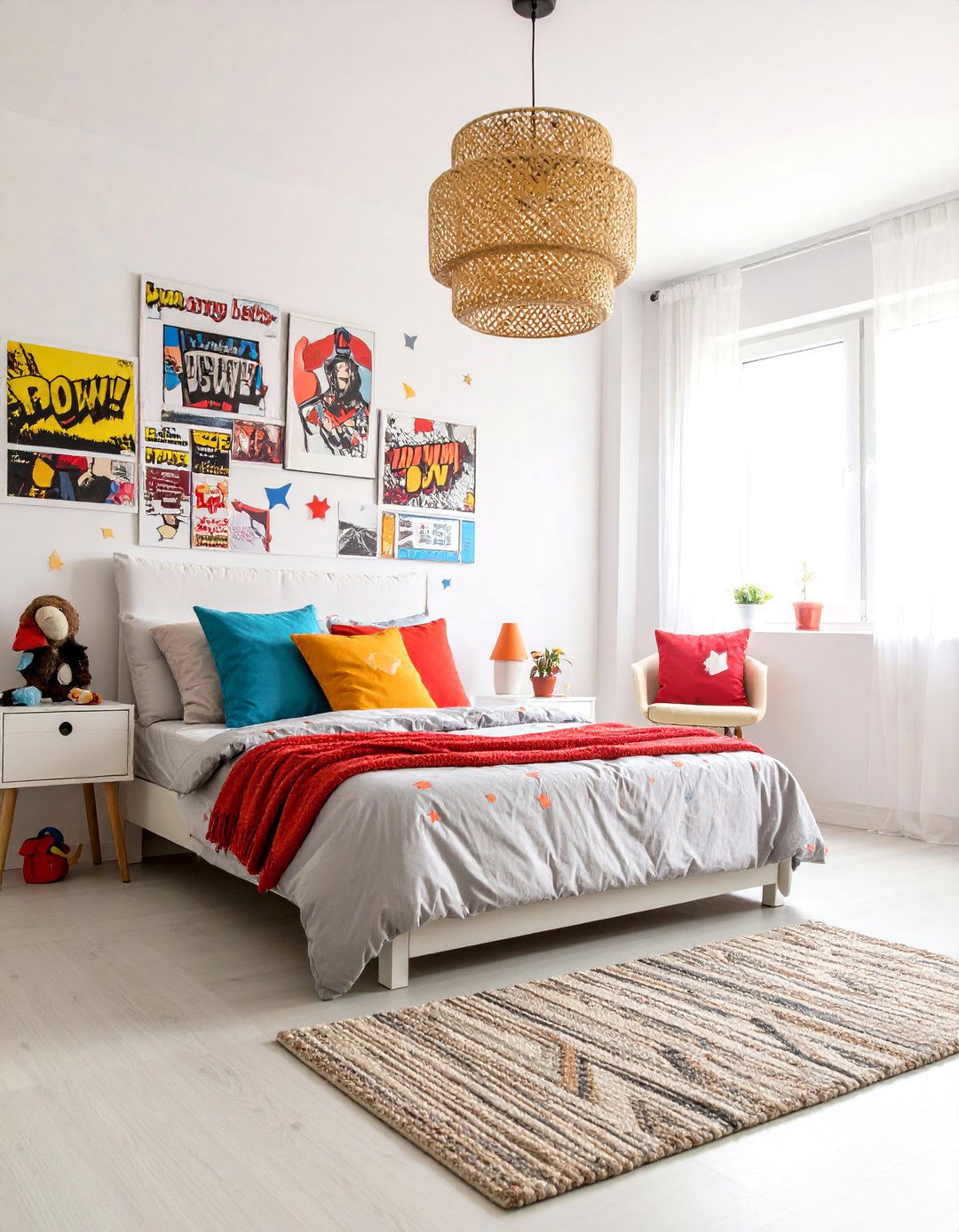 The Comic Book Pop Art Bedroom - 30 7 year old boy bedroom ideas