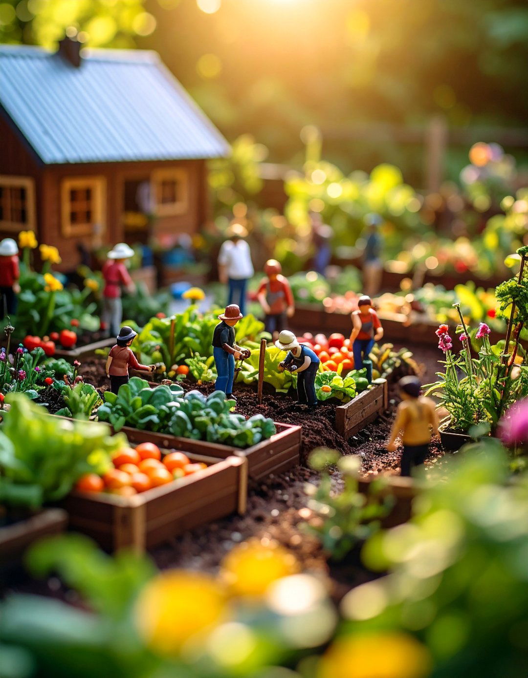 The Community Allotment Garden - 30 lego ideas botanical garden