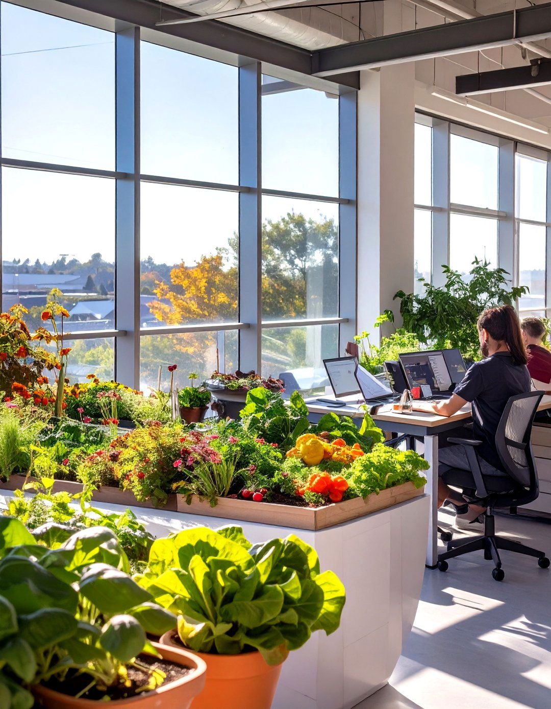 The Community Garden Office - 30 green office ideas