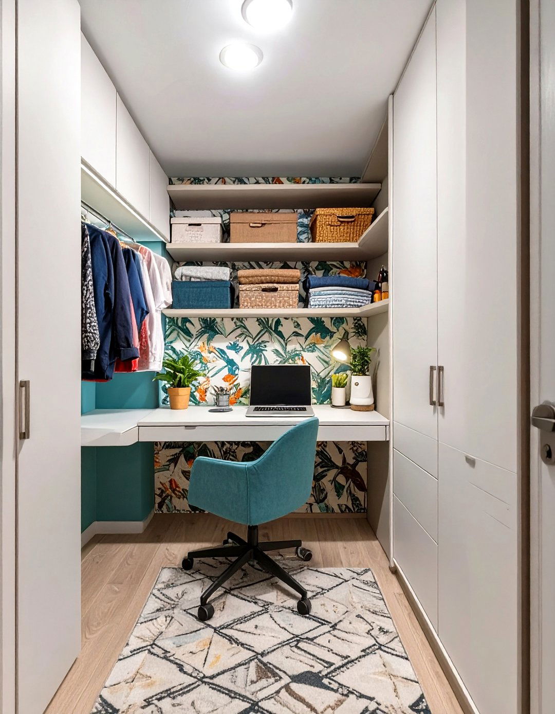 The Compact Cloffice Closet Office - 30 best decor ideas for home office