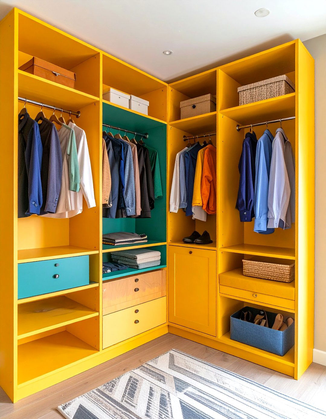 The Compact Corner Entryway Closet - 30 entryway closet ideas