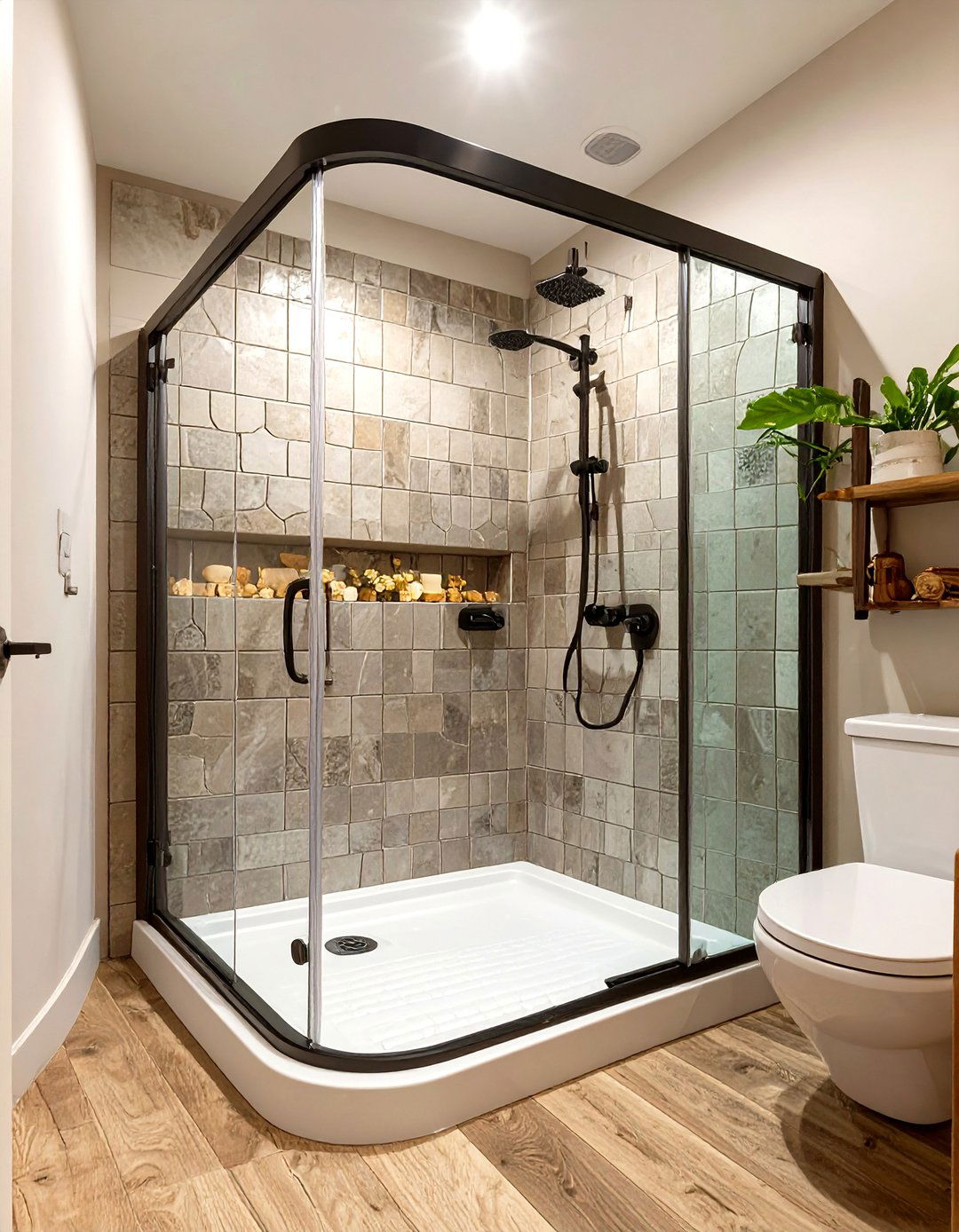 The Compact Corner Handicap Shower - 30 handicap shower ideas