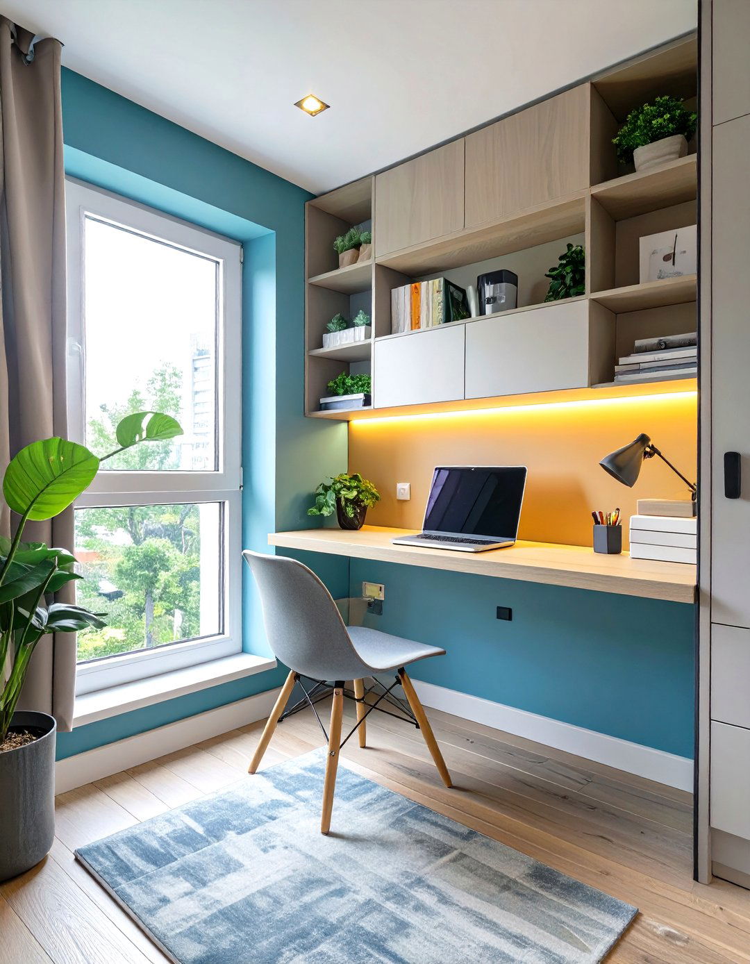 The Compact Corner Home Office - 30 home office interior design ideas