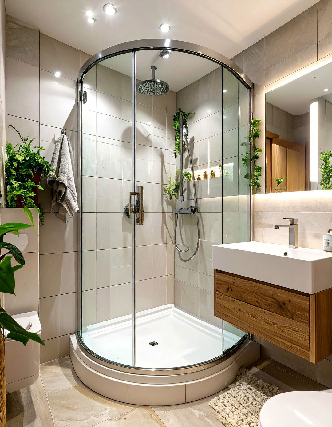 The Compact Corner Shower Unit - 30 bathroom shower designs