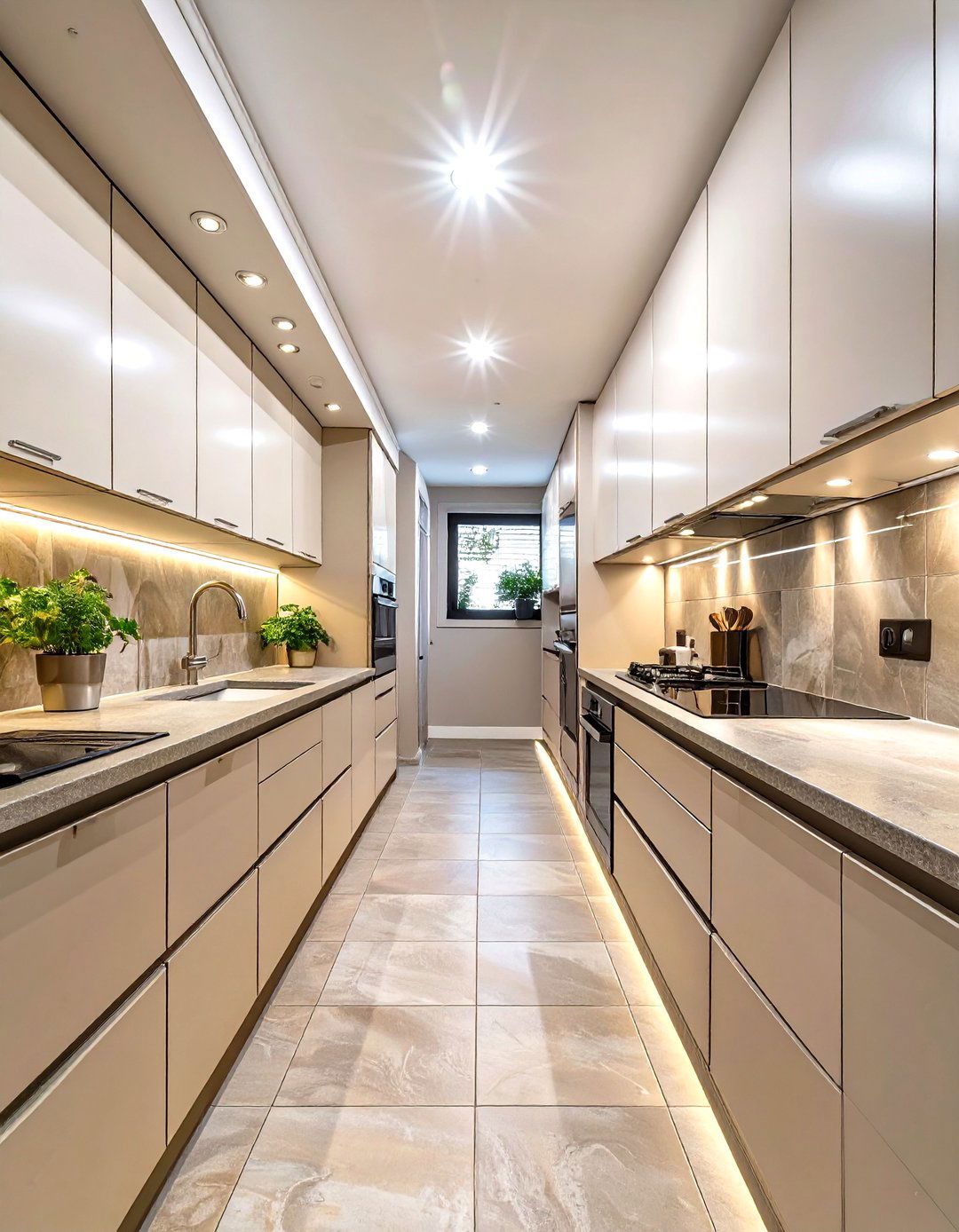 The Compact Galley Basement Kitchenette - 30 basement kitchenette ideas