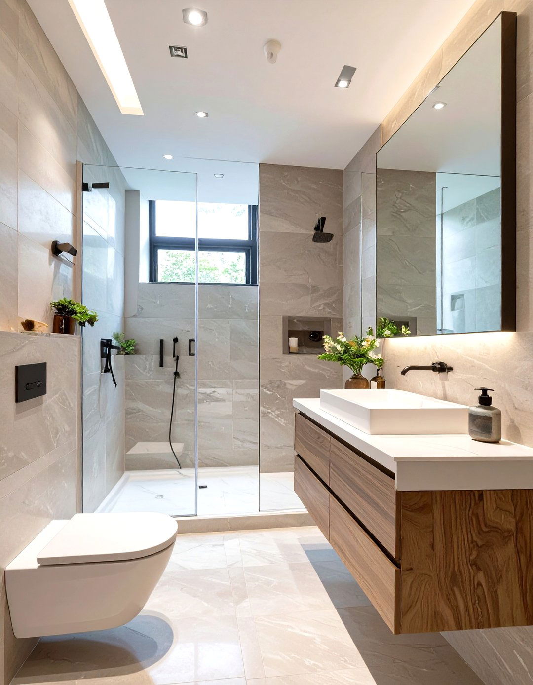 The Compact Luxury Bathroom - 30 master bathroom ideas photo gallery