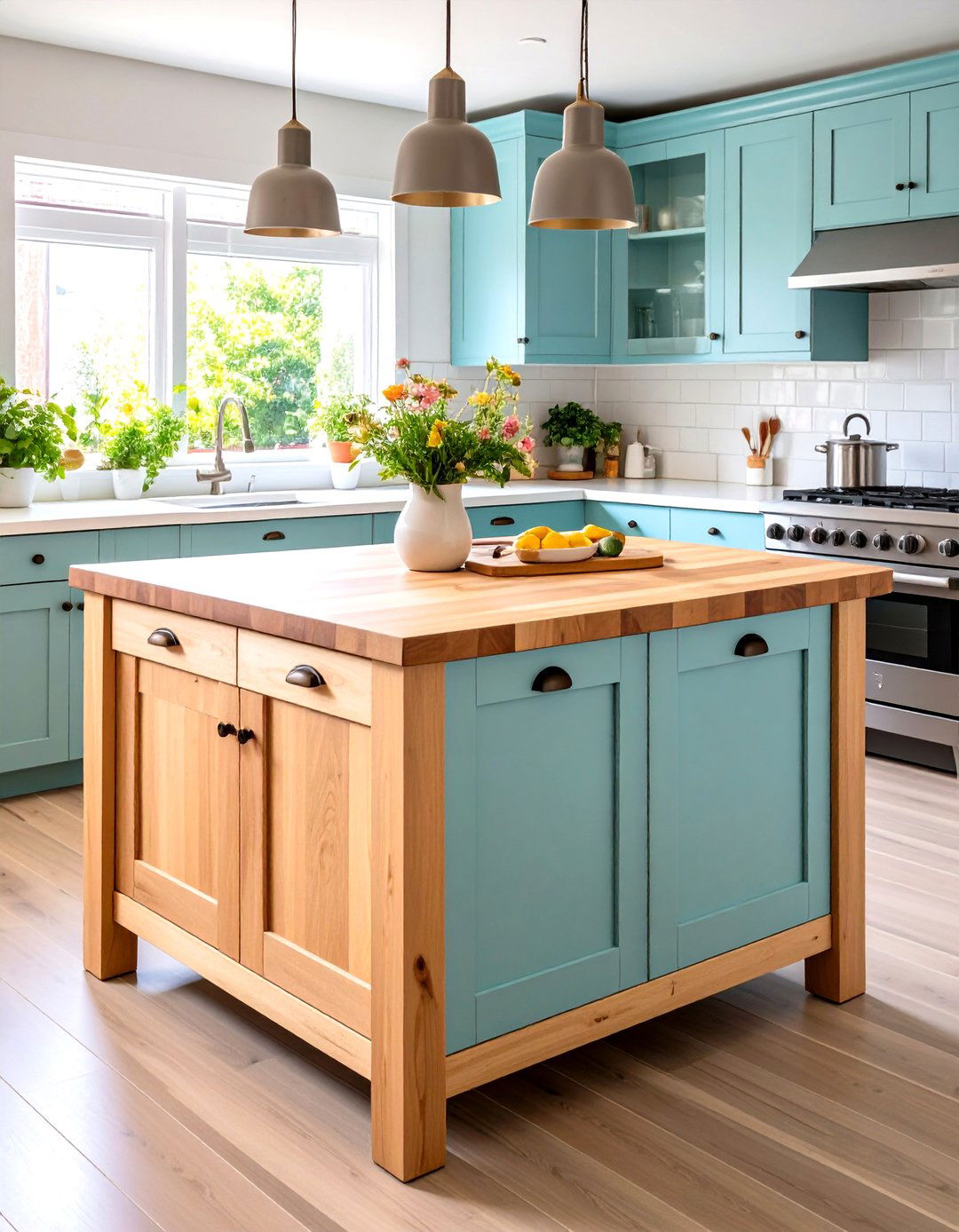 The Compact Mobile Kitchen Island - 30 island kitchen ideas