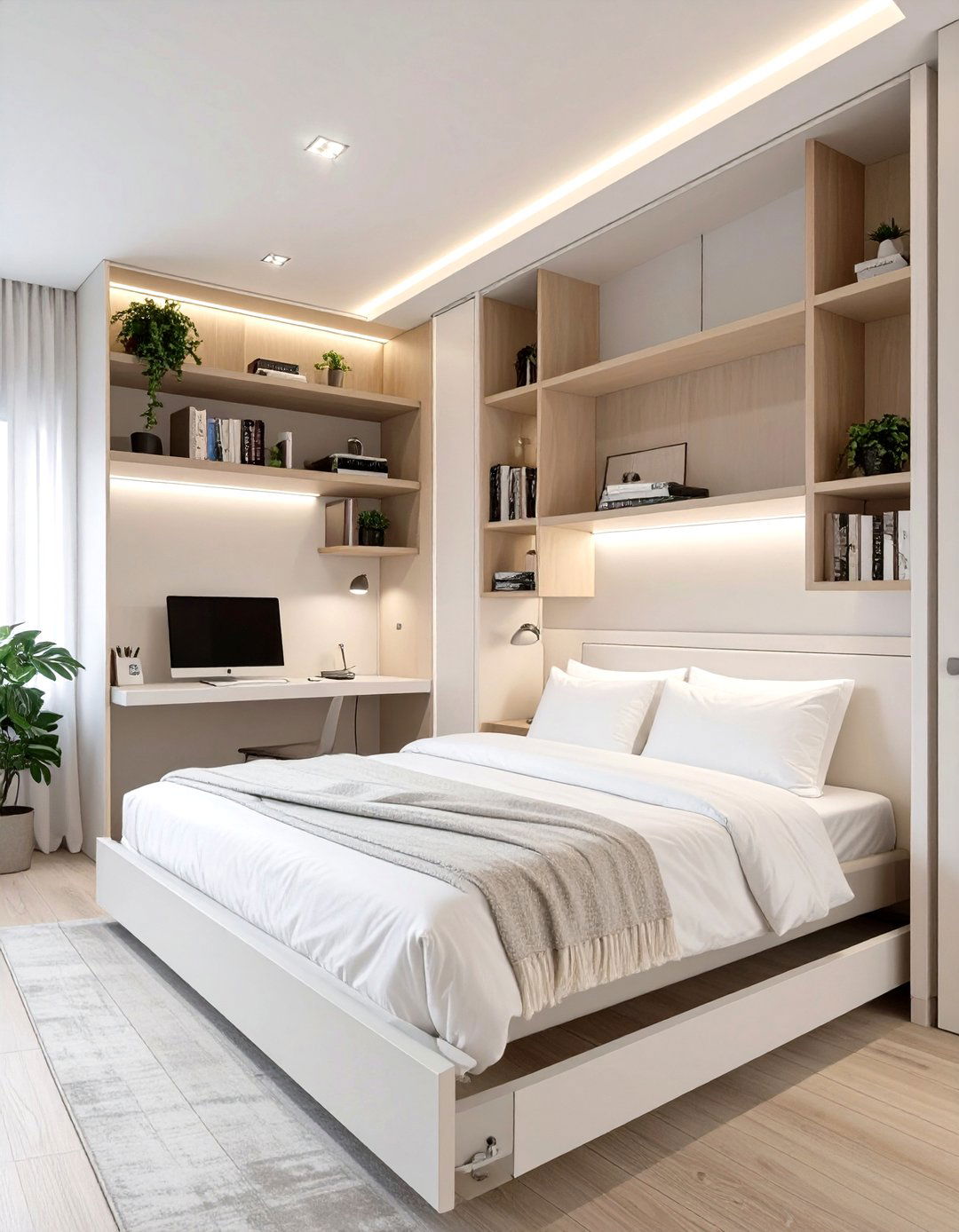 The Compact Multi Functional Guest Bedroom - 30 modern guest bedroom ideas