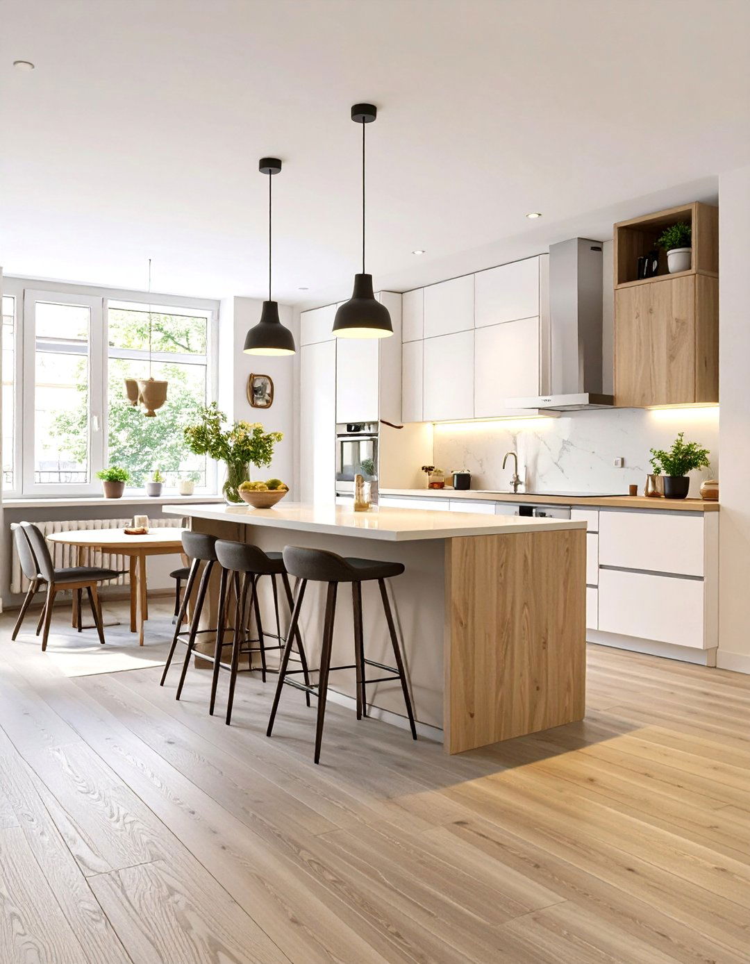 The Compact Peninsula Kitchen Diner - 30 combined kitchen dining room ideas