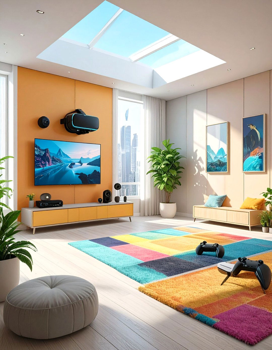 The Compact VR Gaming Space Man Cave - 30 tiny small man cave ideas