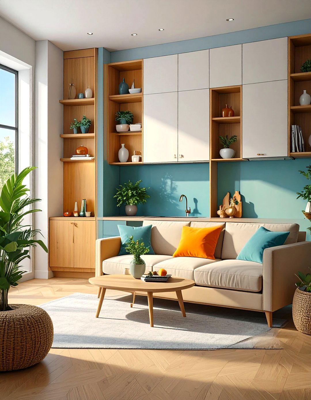 The Concealed Storage Minimalist Living Room - 30 ai minimalist living room ideas