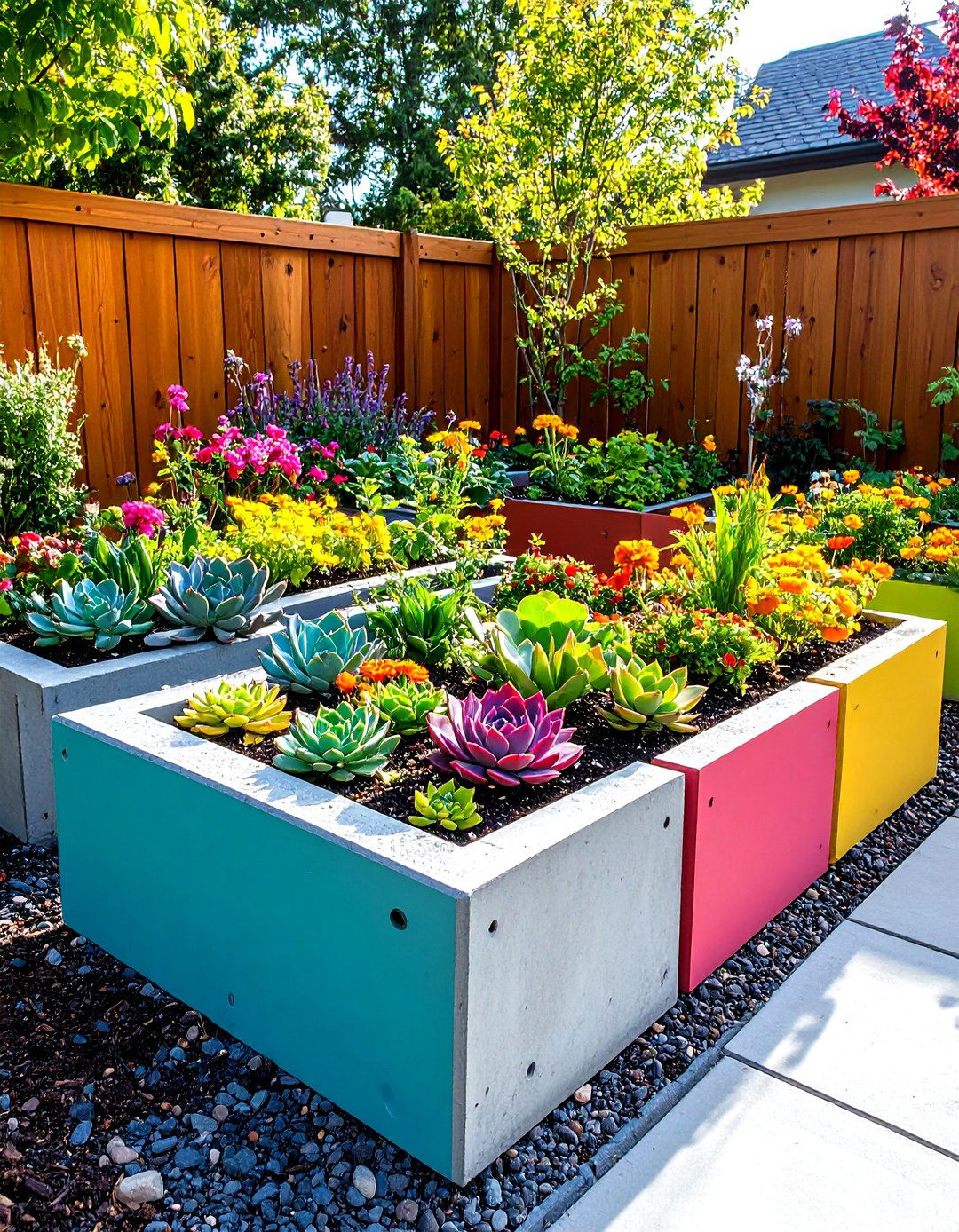 The Concrete Block Raised Garden Bed - 30 ideas for raised garden beds