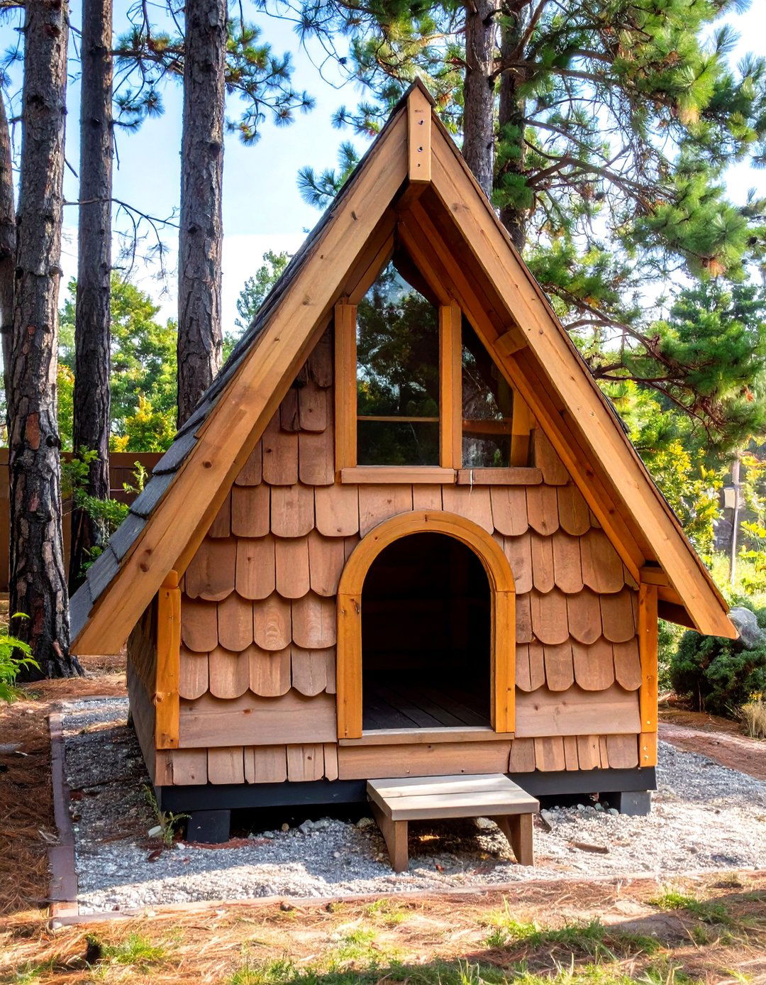 The Concrete Block and Wire Kennel - 30 homemade outdoor dog kennel ideas