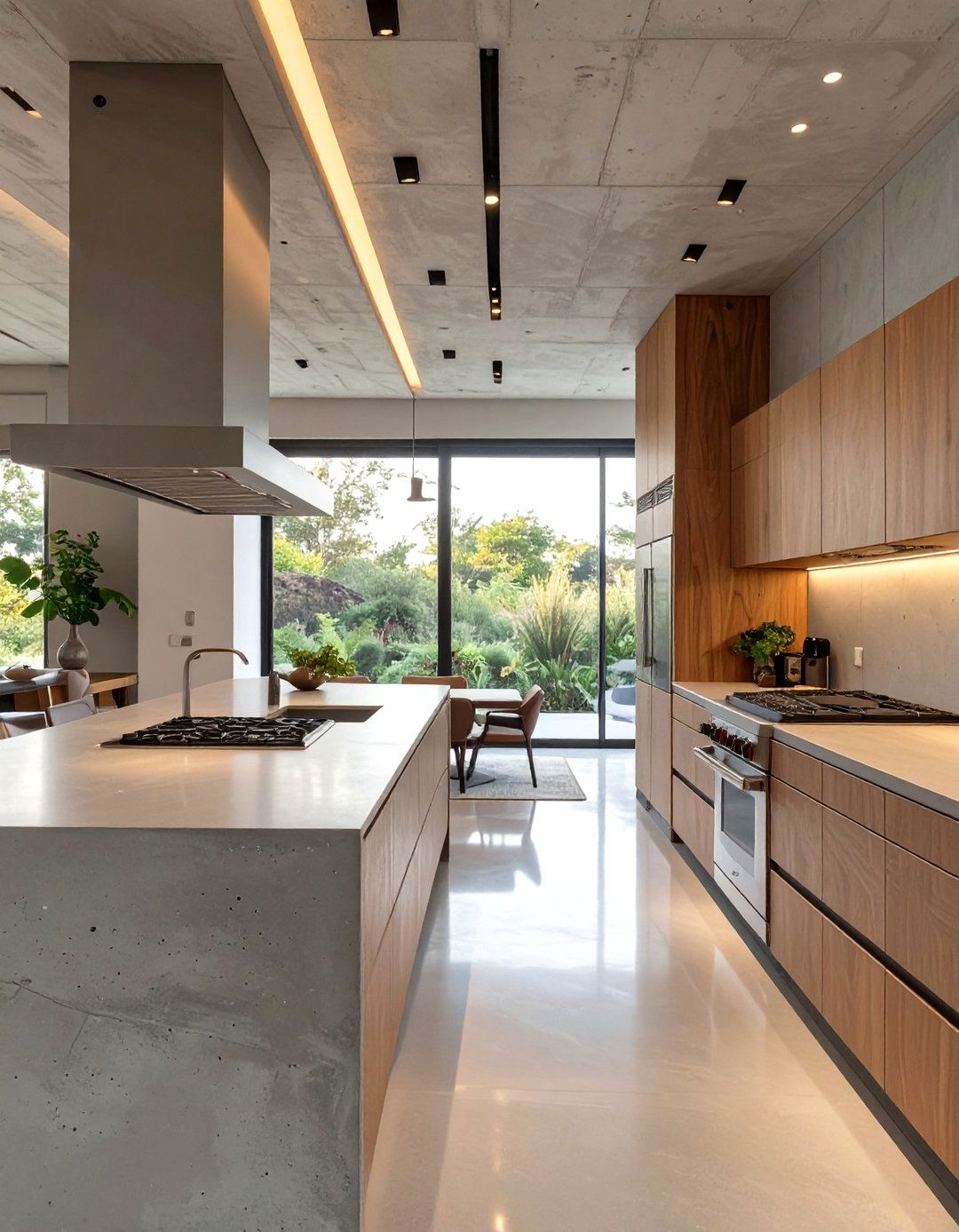 The Concrete Contemporary Kitchen - 30 chefs kitchen design ideas