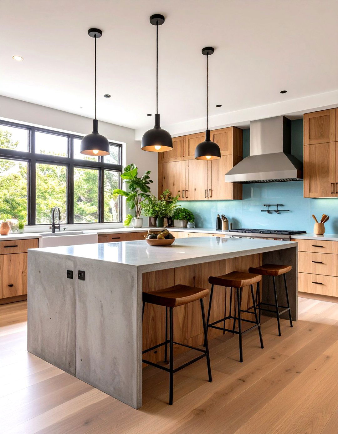 The Concrete Modern Kitchen Island - 30 kitchen island decorating ideas