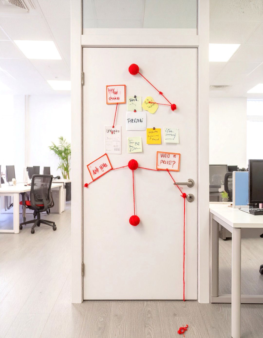 The Conspiracy Theory Board - 30 office funny  door decorating contest ideas