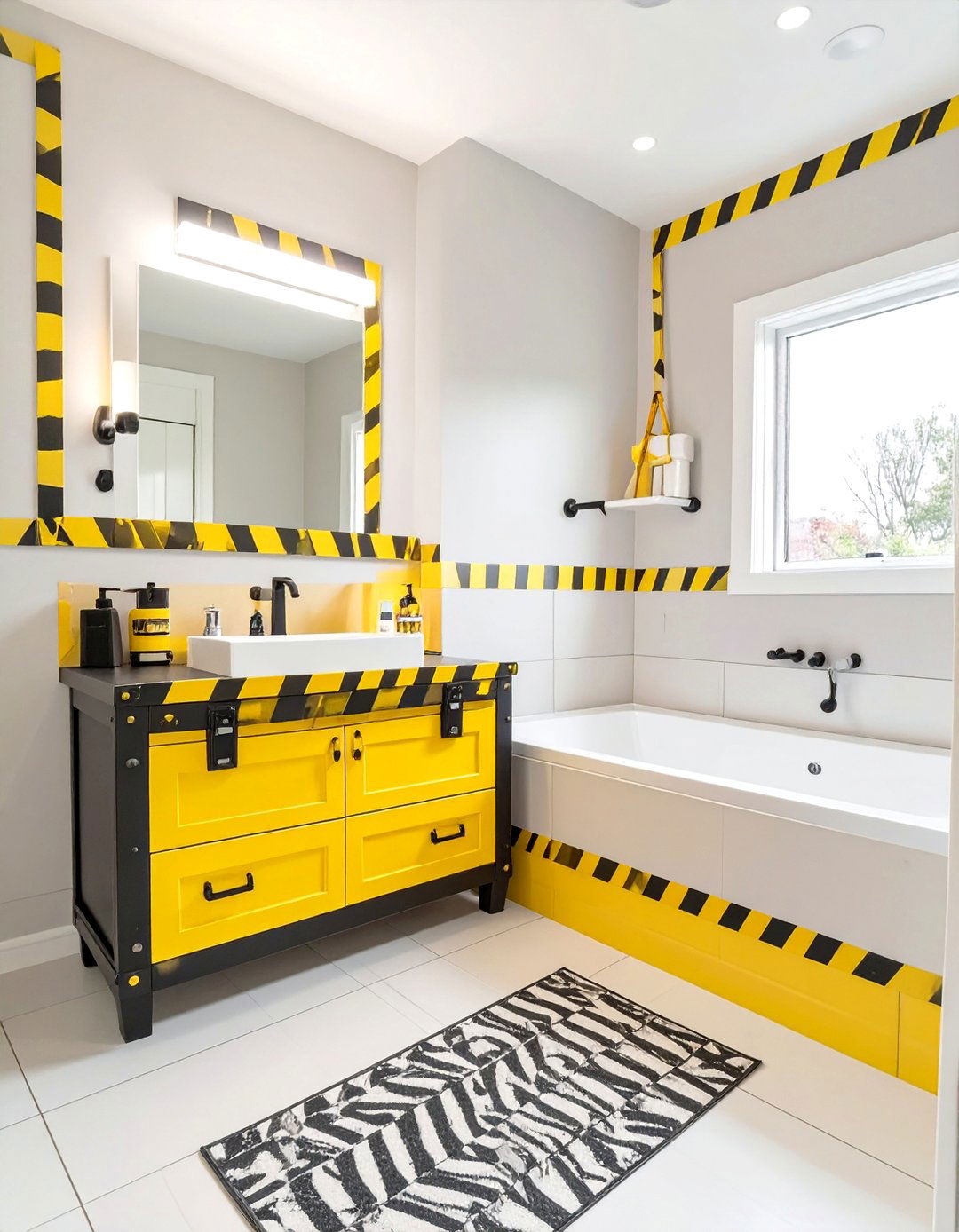 The Construction Zone Bathroom - 30 boys bathroom ideas
