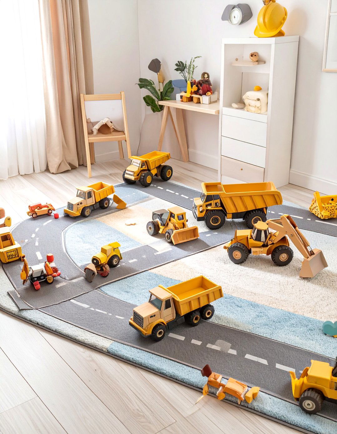The Construction Zone Play Mat and Toy Set - 30 baby shower gift ideas for boy