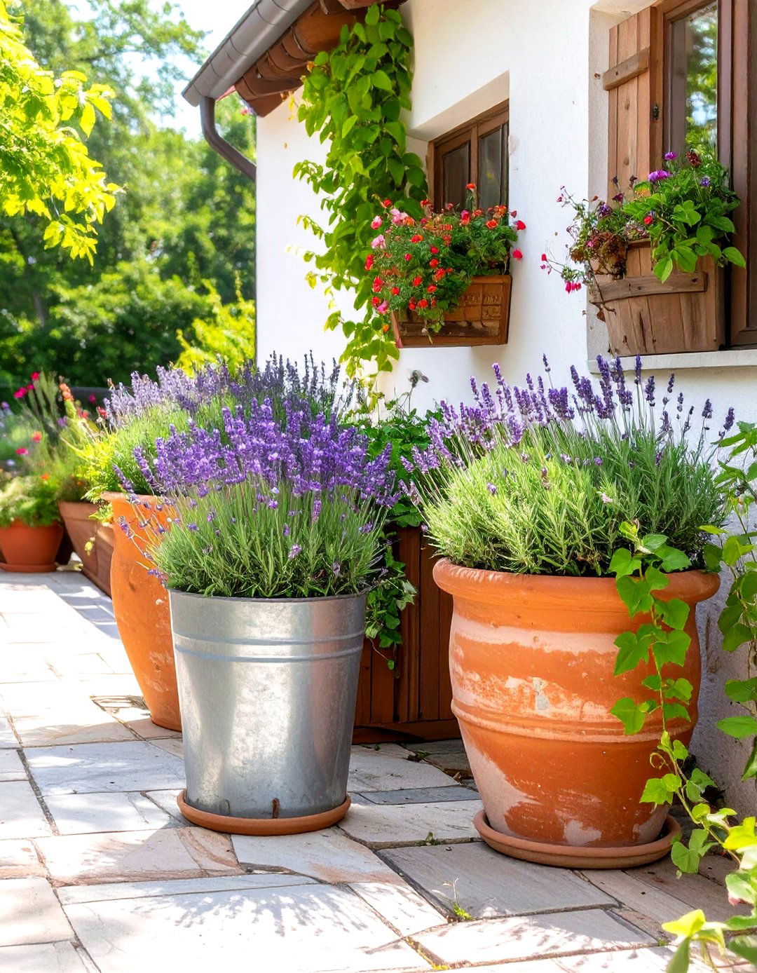 The Container Cottage Garden - 30 low maintenance cottage garden ideas