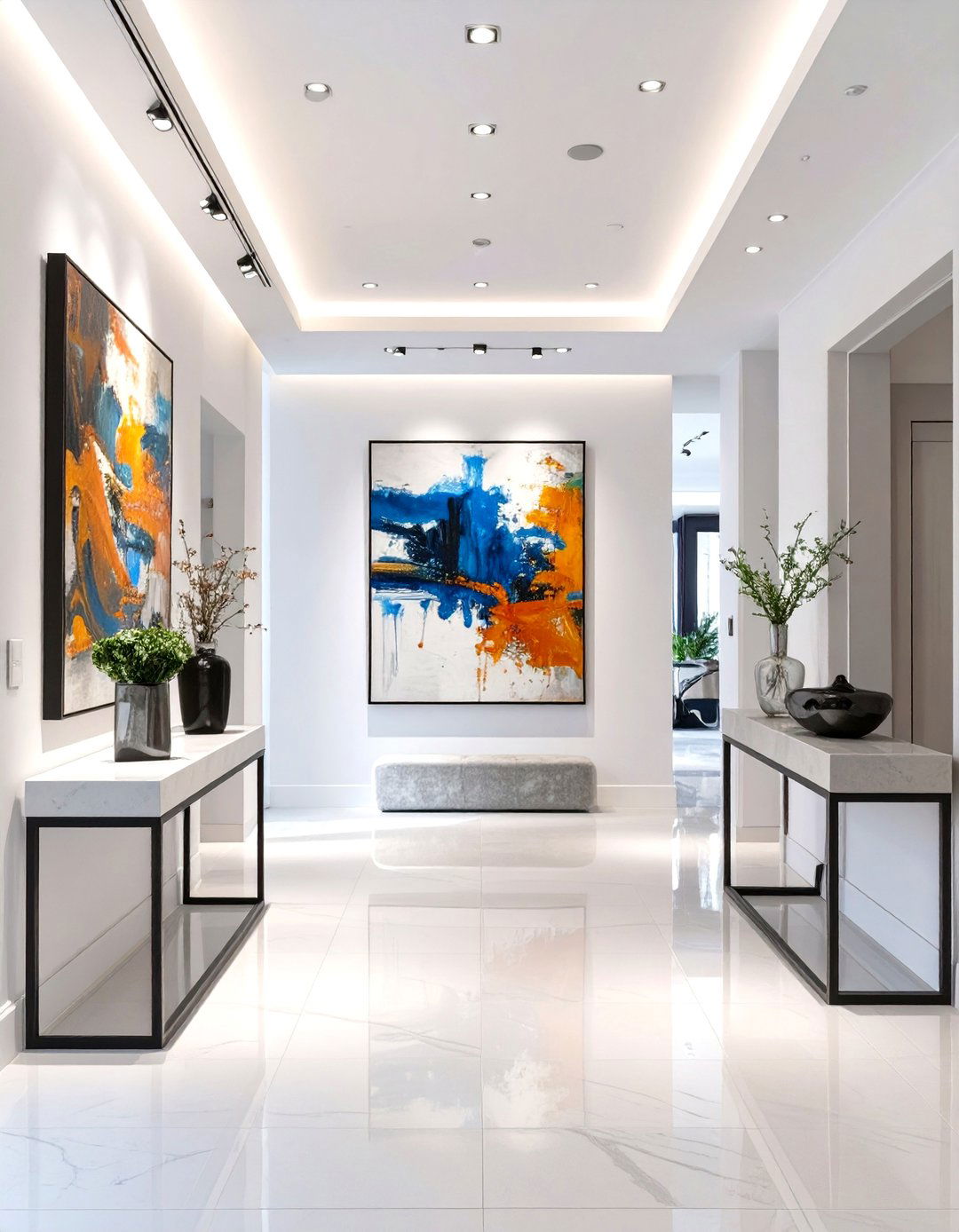 The Contemporary Art Gallery Entryway - 30 interior design las vegas ideas