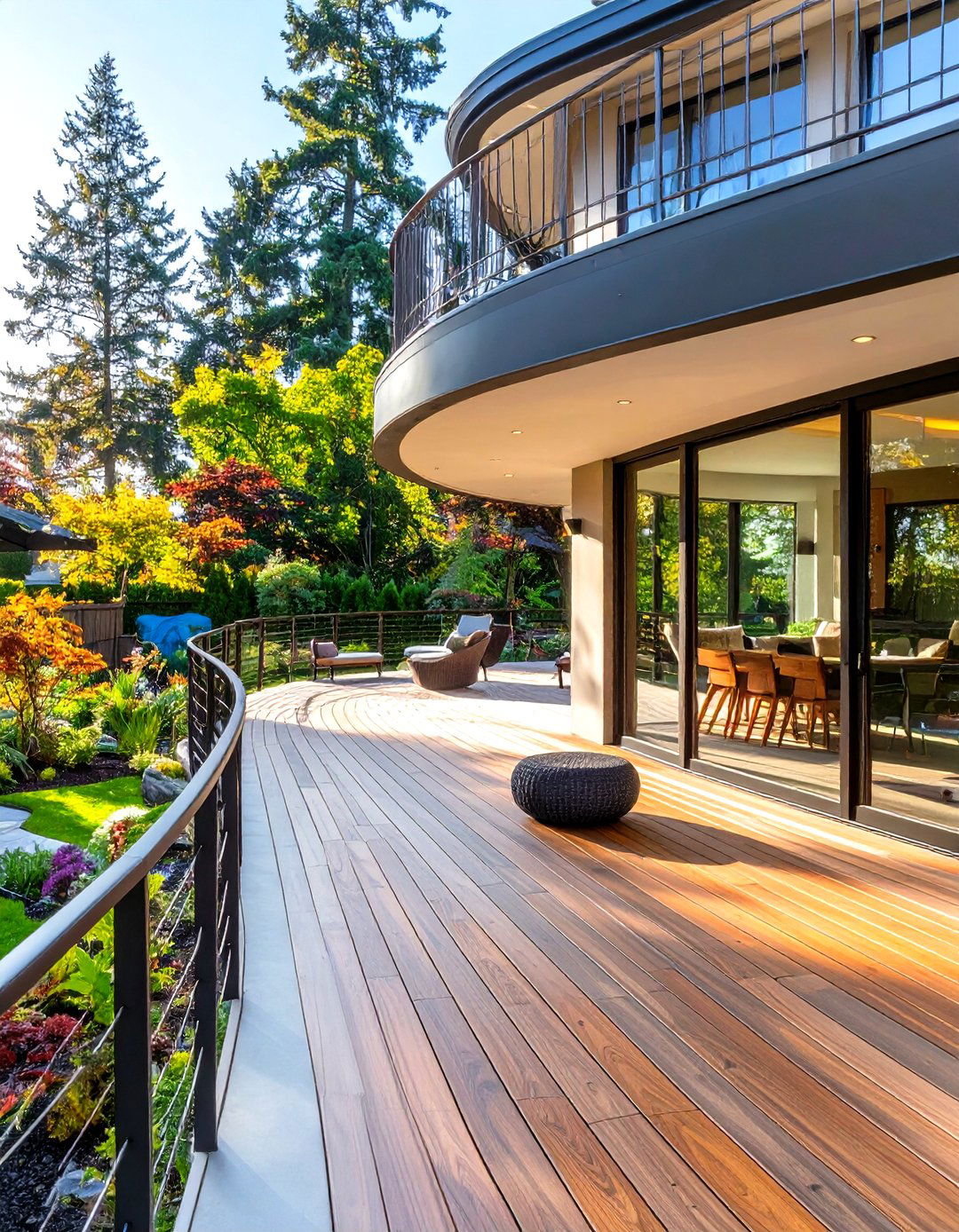 The Contemporary Curve Deck - 30 custom deck designs