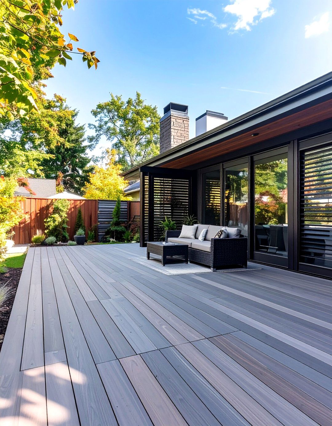 The Contemporary Deck with Metal Accents - 30 deck designs