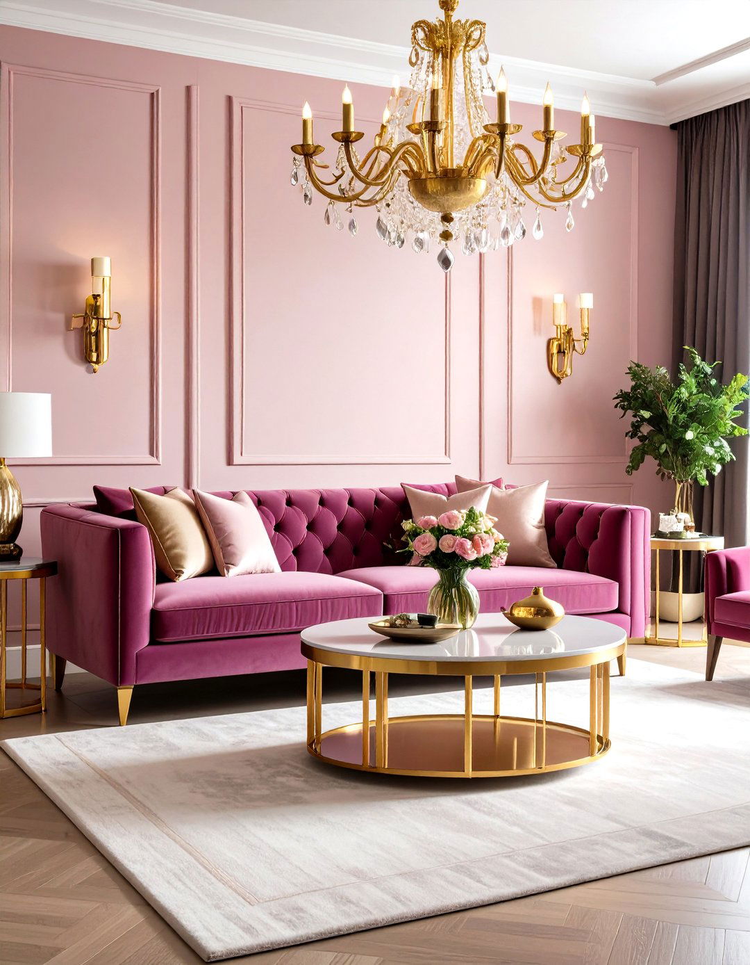 The Contemporary Glam Living Room - 30 furniture ideas for living room