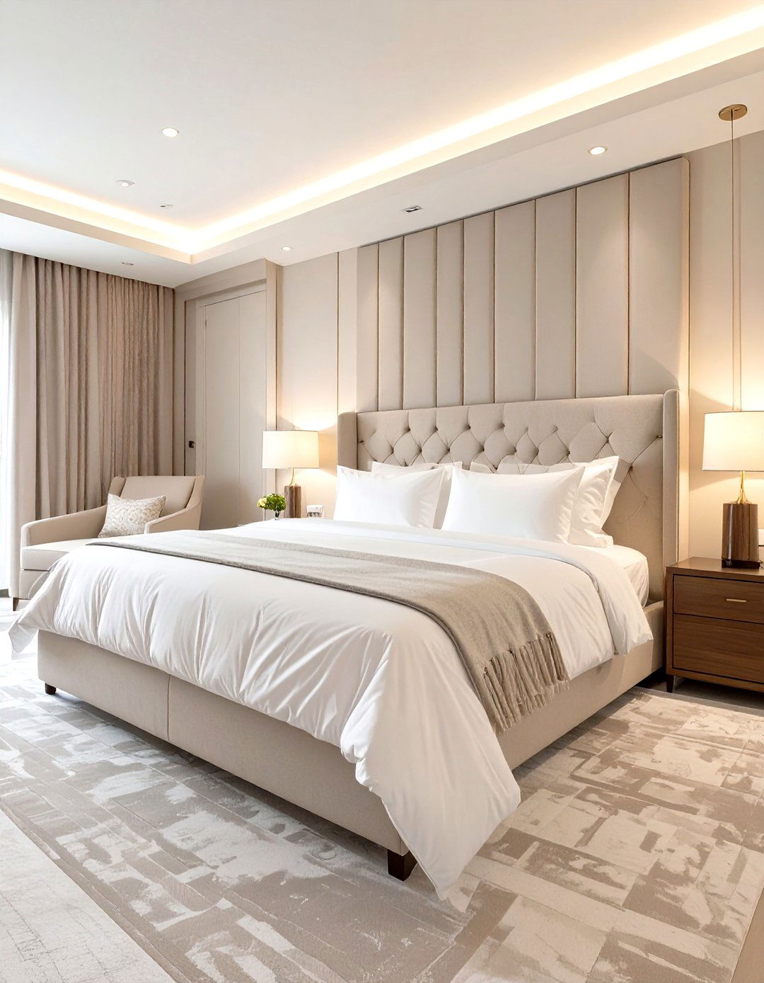 The Contemporary Hotel Inspired Bedroom - 30 master bedroom inspo ideas