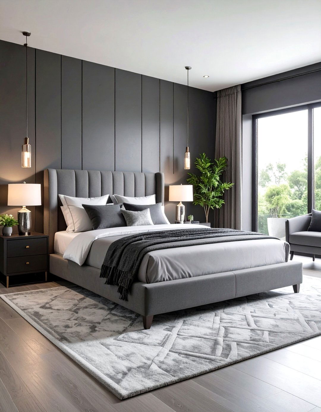 The Contemporary Monochrome Bedroom - 30 interior design furniture ideas