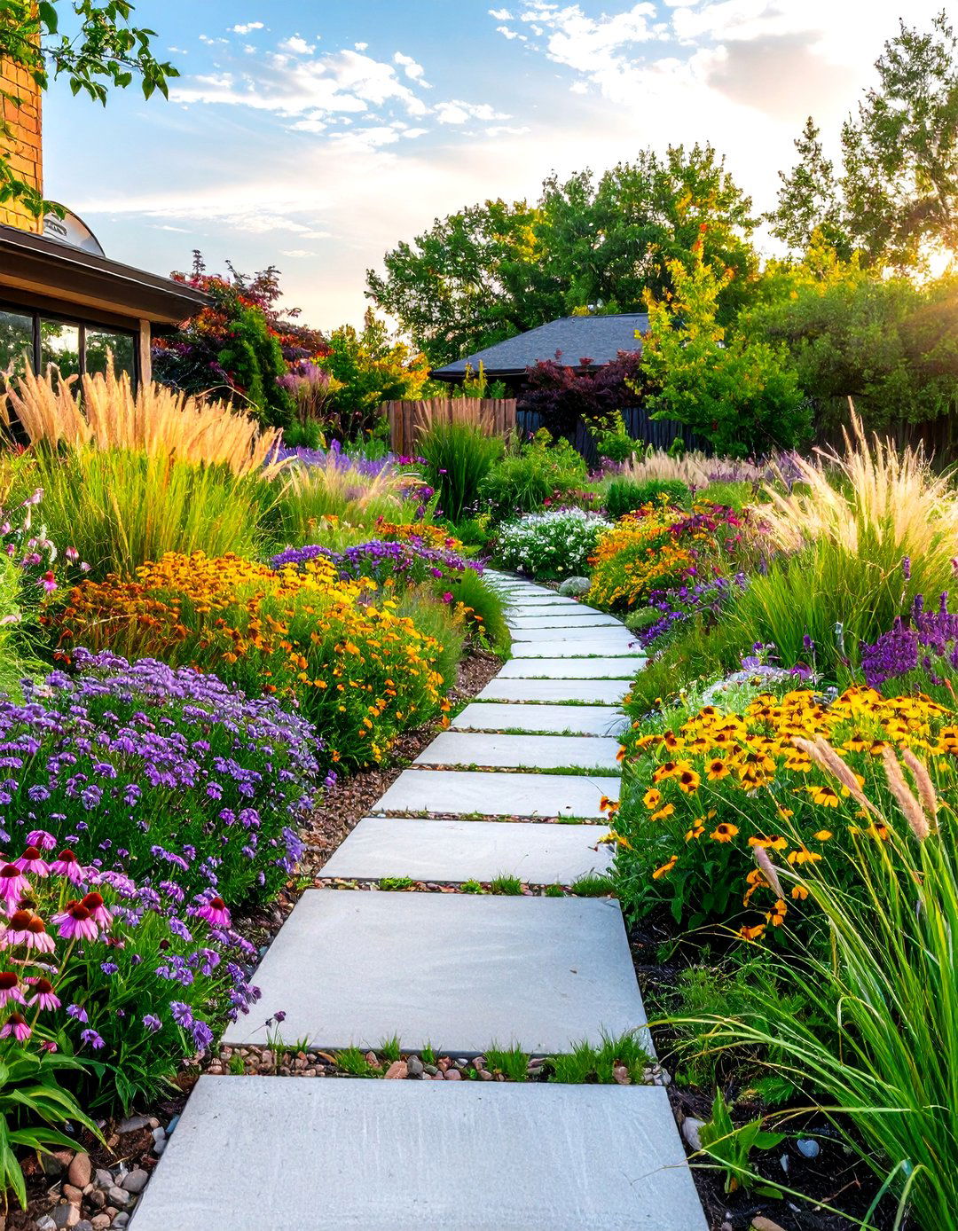 The Contemporary Prairie Front Landscape - 30 front landscape ideas