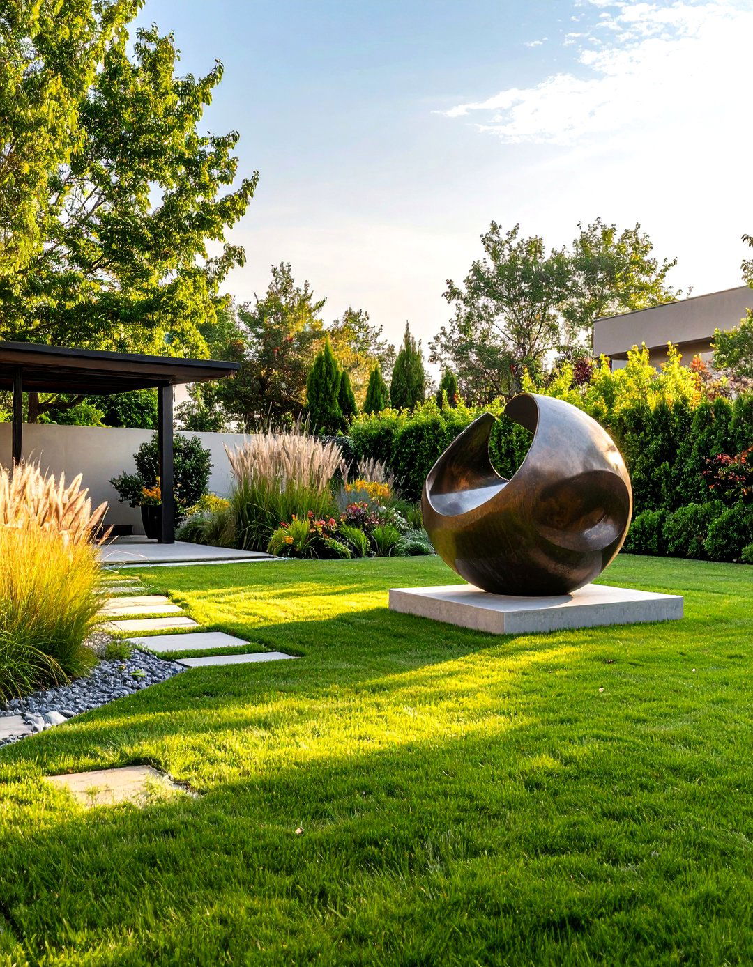 The Contemporary Sculpture Garden - 30 garden landscape ideas