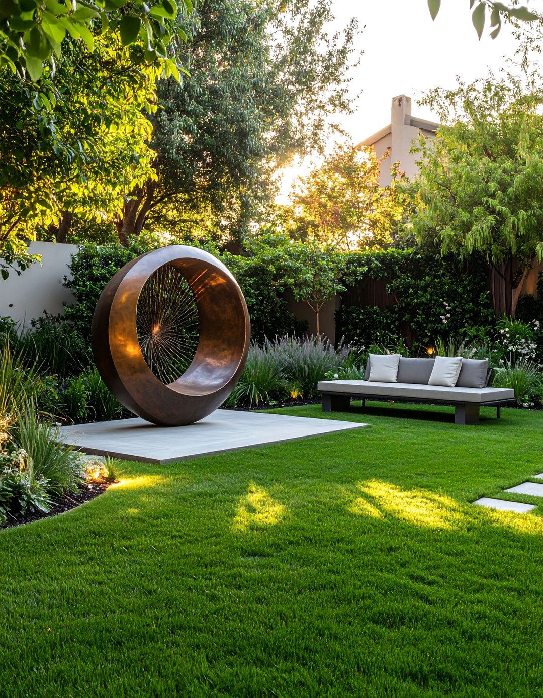 The Contemporary Sculpture Garden Backyard - 30 backyard decor ideas
