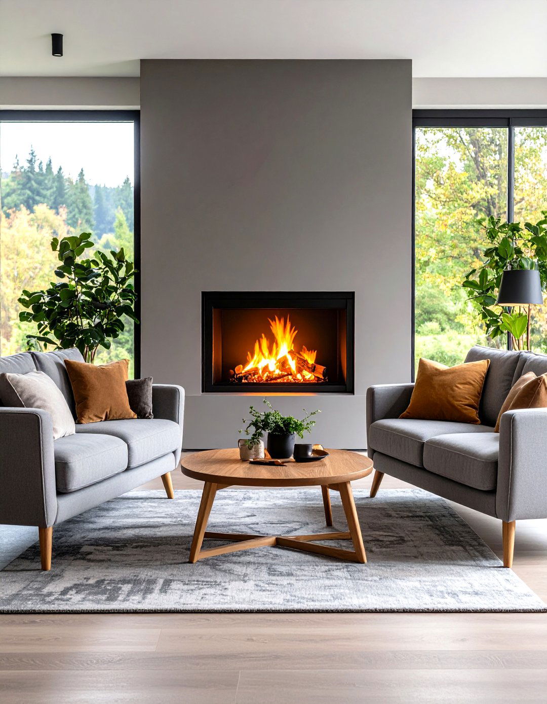 The Conversational Layout Living Room - 30 living room modern ideas