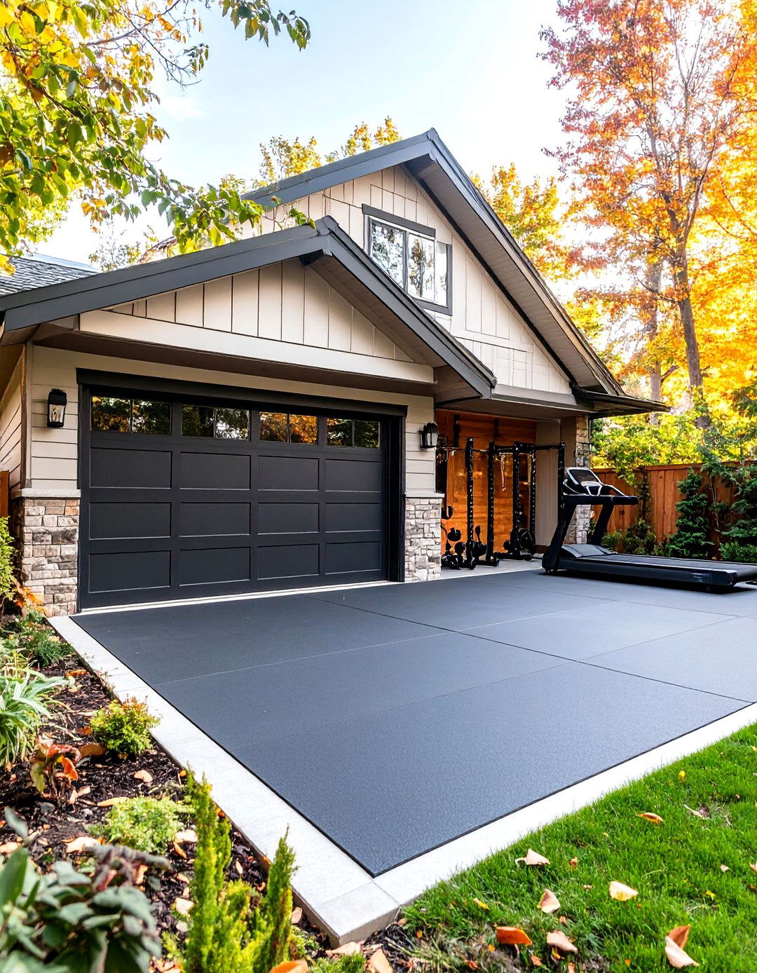 The Converted Garage Gym - 30 backyard gym ideas