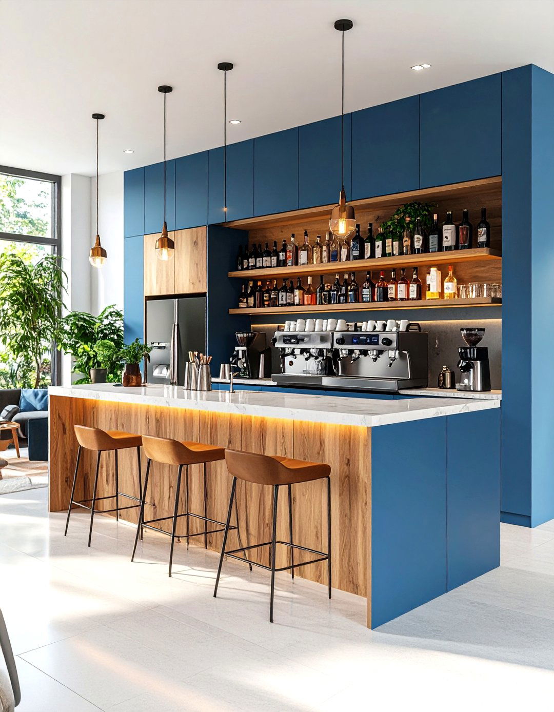The Convertible Coffee and Drinks Bar - 30 living room bar ideas