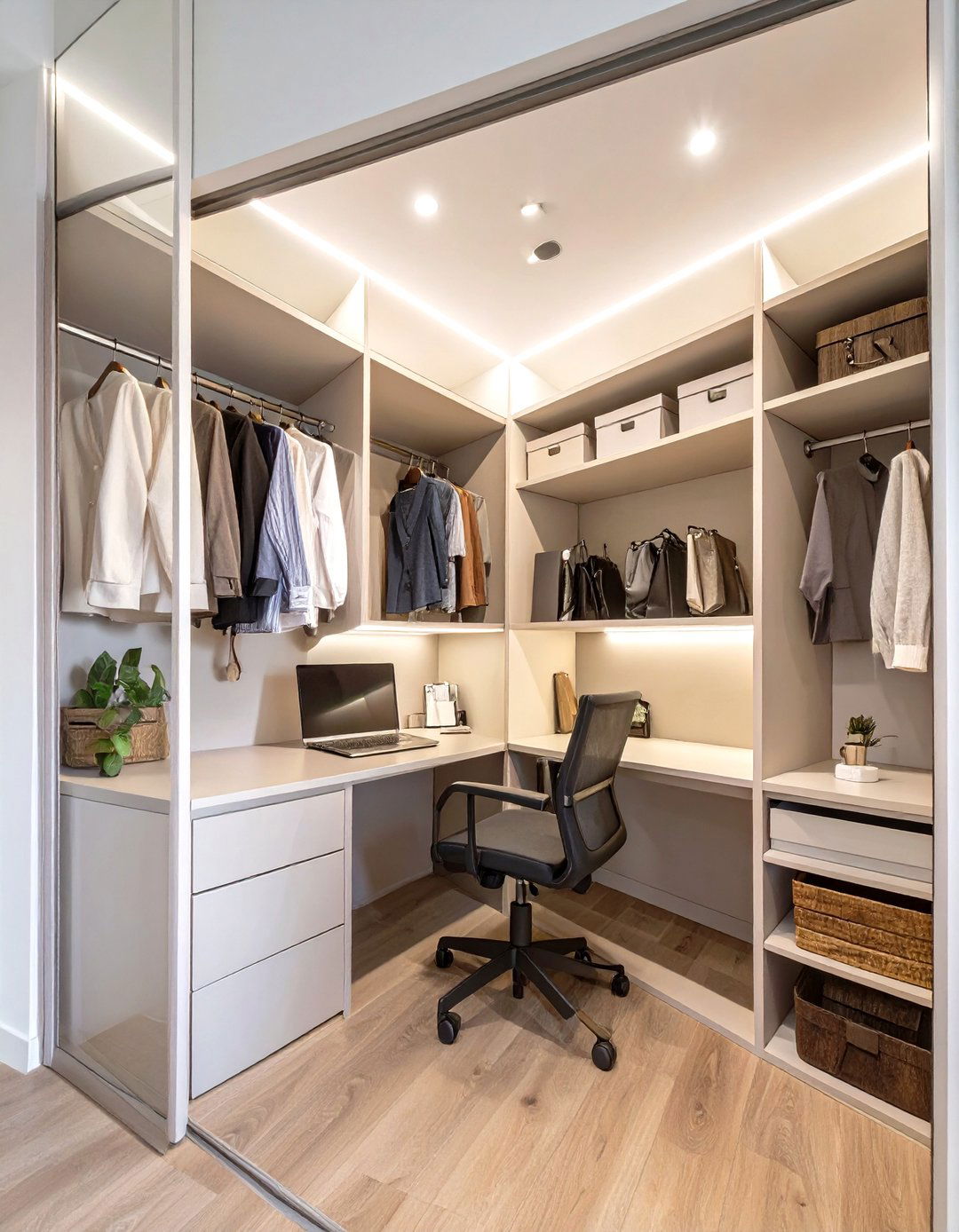 The Convertible Office Closet - 30 design closet online ideas