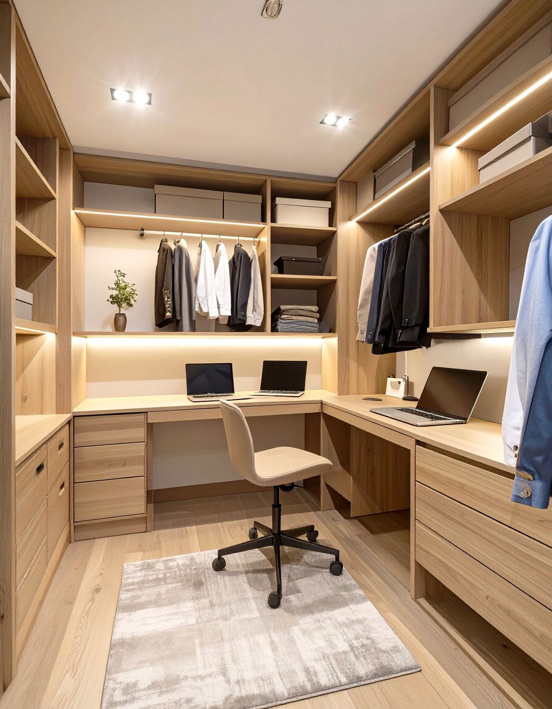 The Convertible Office Closet - 30 closet design software ideas