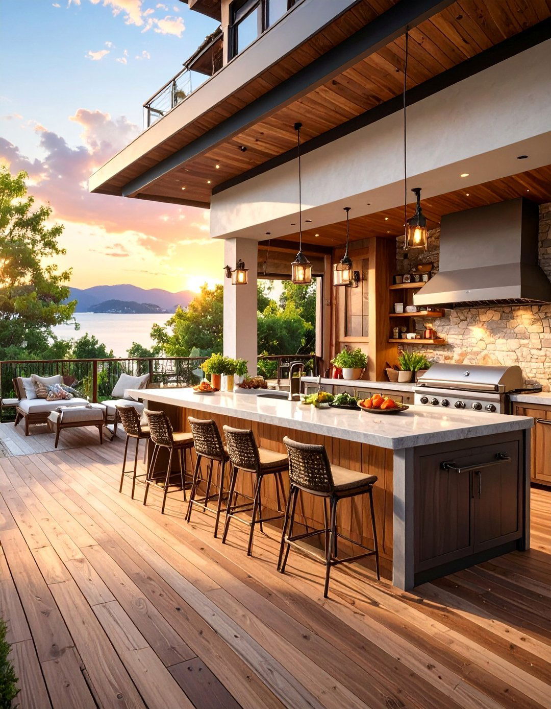 The Cooks Paradise Deck - 30 deck layout ideas