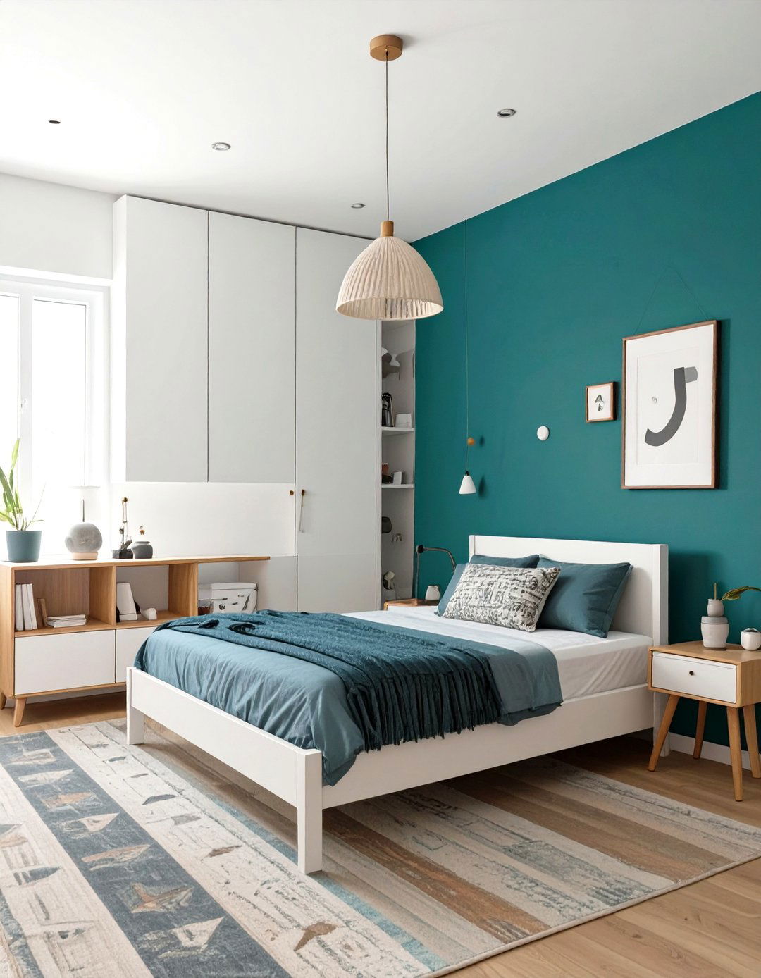 The Cool Two Tone Split Wall Bedroom - 30 boys bedroom paint ideas