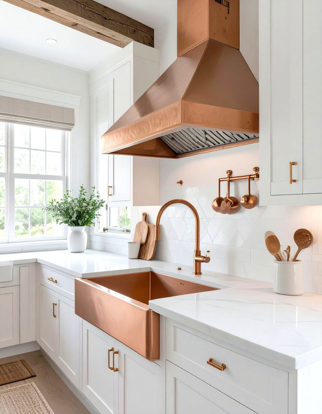 The Copper Accents Cottage Kitchen - 30 cottage kitchen ideas