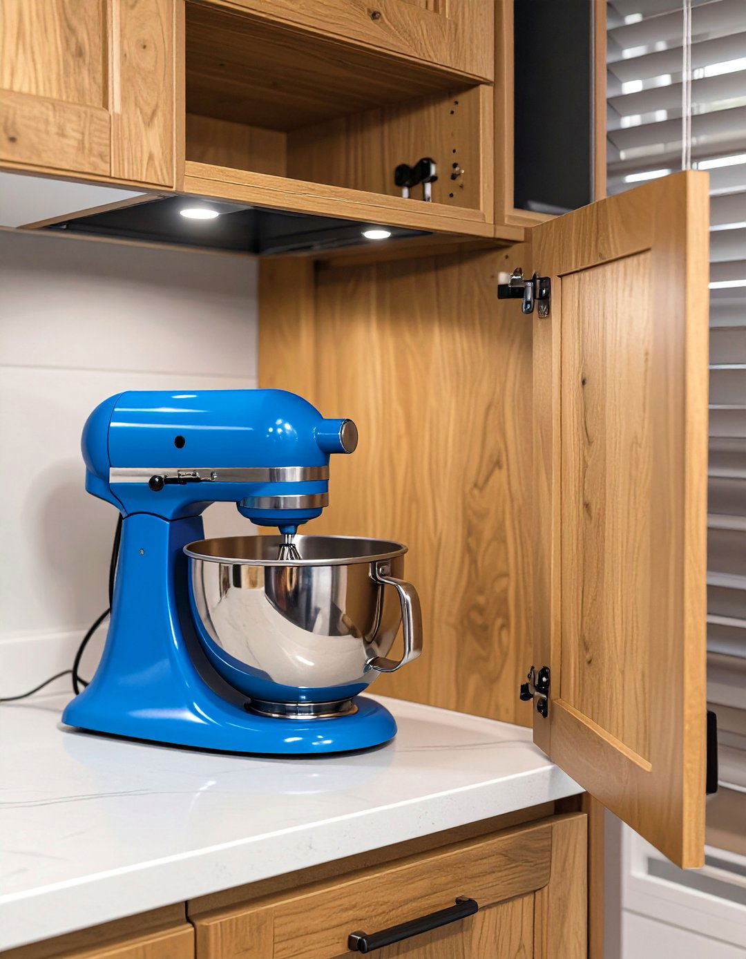 The Corner Appliance Lift - 30 blind corner kitchen cabinet ideas