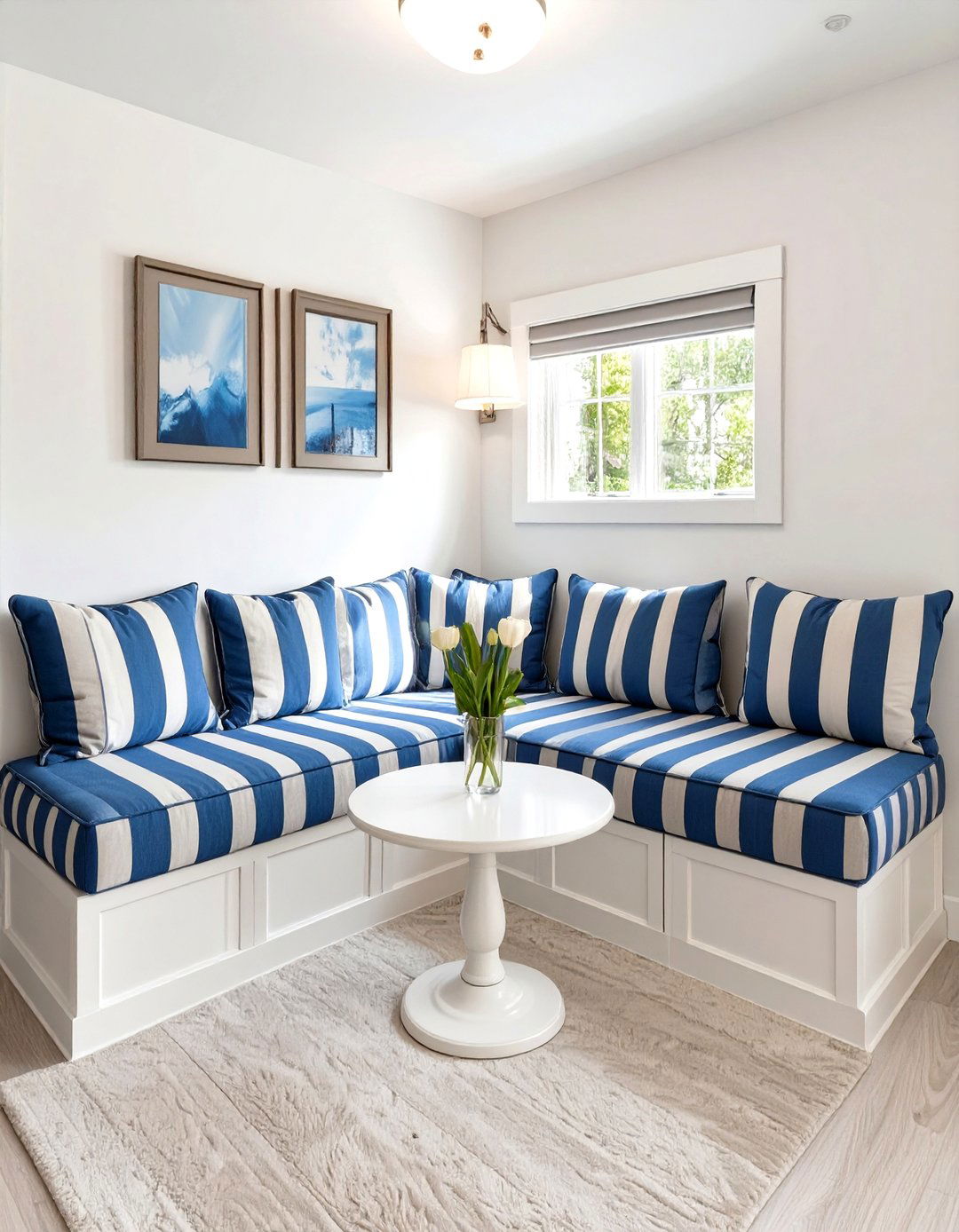 The Corner Bedroom Banquette - 30 bedroom seating ideas