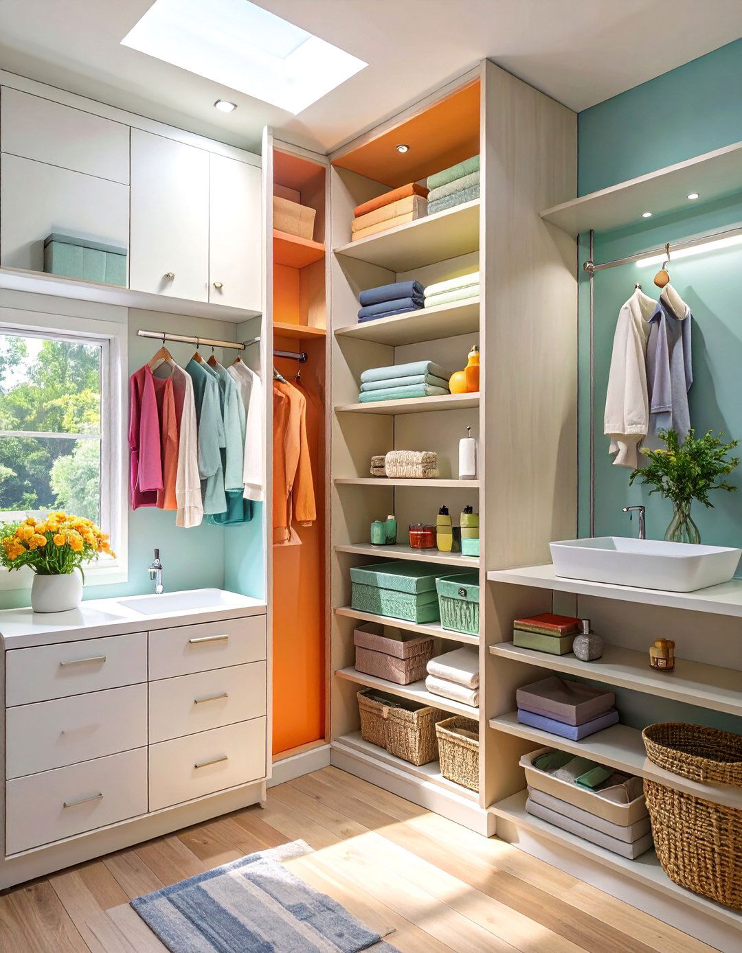 The Corner Maximizer Bathroom Closet - 30 bathroom closet ideas